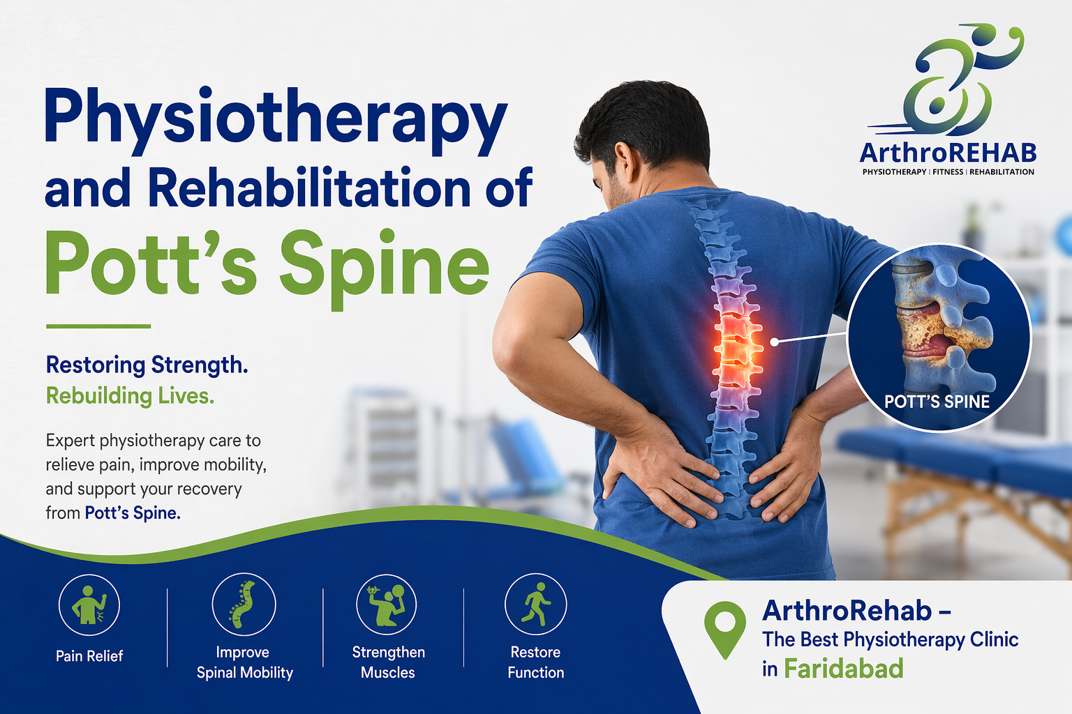 Physiotherapy for Pott’s Spine in Faridabad