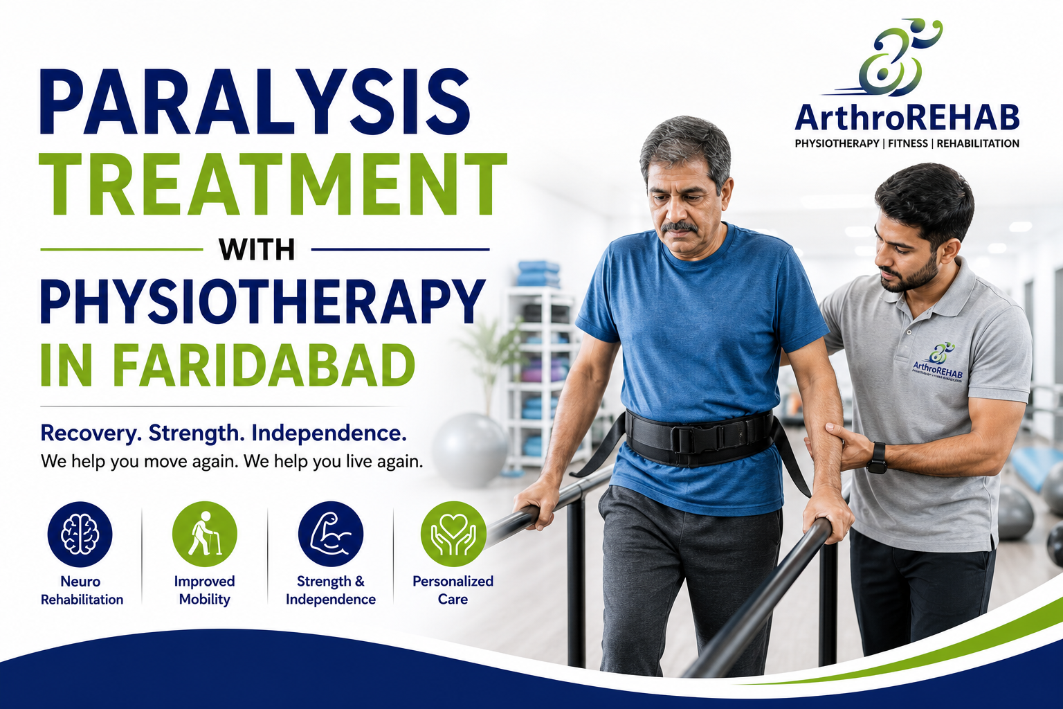 Paralysis Treatment with Physiotherapy in Faridabad